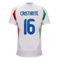 Camiseta Italia Bryan Cristante #16 Segunda Equipación Replica Eurocopa 2024 mangas cortas